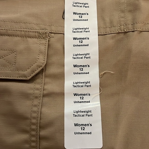 PROPPER Womens Lightweight Tactical Pant Teflon Stain Resistant Khaki Tan Sz 12 - Picture 8 of 13